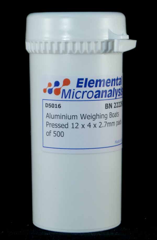 Aluminium-Weighing-Boats-Pressed-12-x-4-x-2.7mm-pack-of-500
